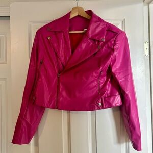 Waist length Leather Jacket for Women